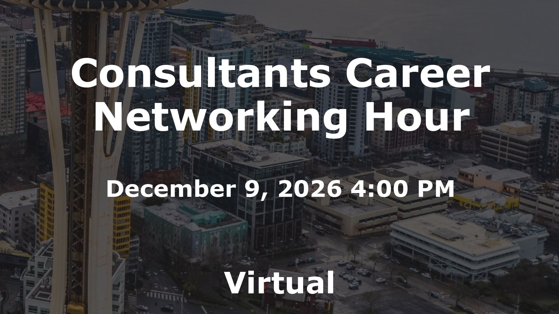 Consultants Career Networking Hour event image